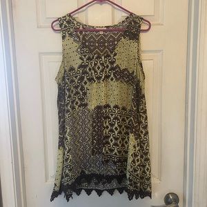 Charming Charlie Abstract Tank Top